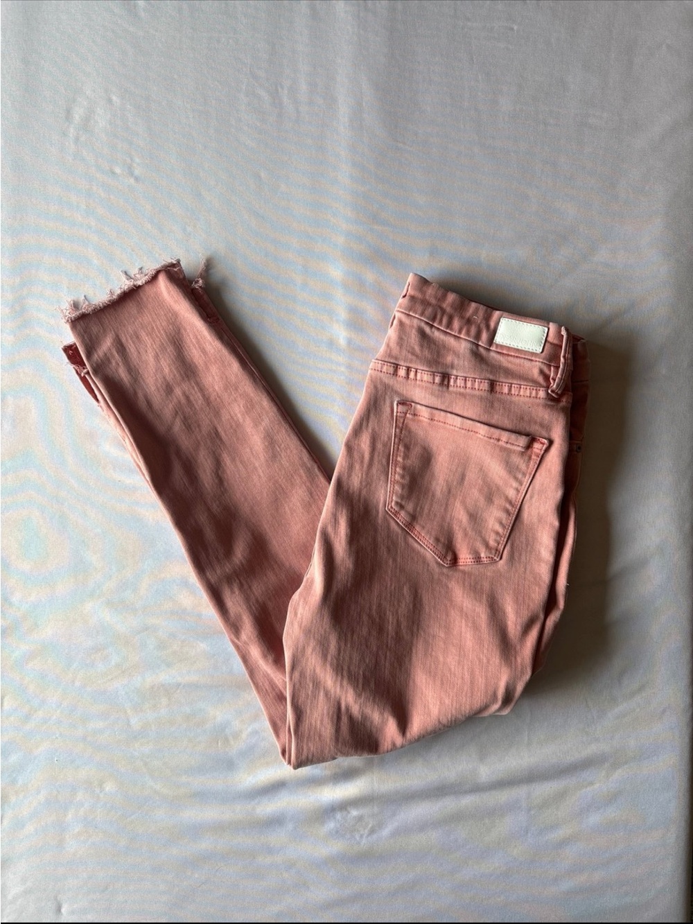 Dear John Dusty Rose Ankle Skinny Jeans